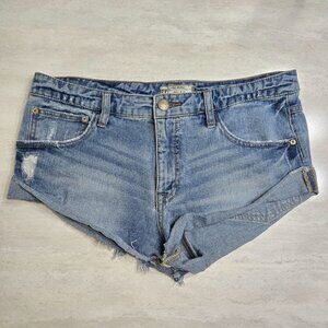 Free‎ People Micro Booty Shorts Womens 27 Distressed Spring Break Festival Boho